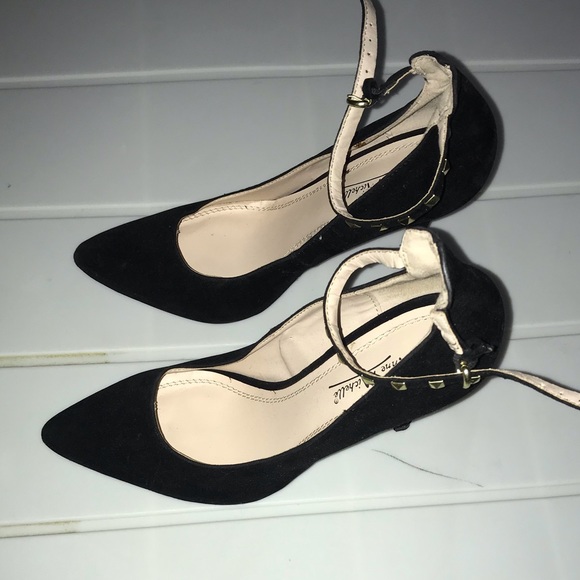 Anne Michelle Black Suede Stilettos - Picture 3 of 5